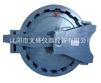 Wheel type quick opening blind plate